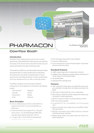 Pharmacon™ Downflow Booth Brochure​ (English)